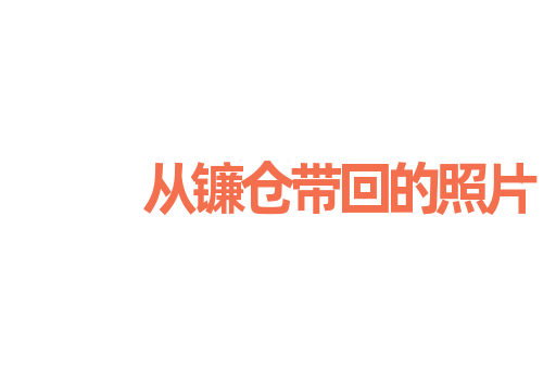 从镰仓带回的照片