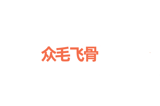 众毛飞骨